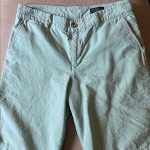 Polo Ralph Lauren lime green khaki shorts.